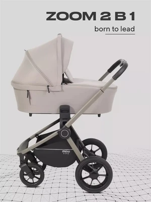 Коляска 2 в 1 Mowbaby Zoom PU Milky 4670078668639