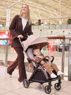 Коляска прогулочная Mowbaby Atom Beige 4670078638908