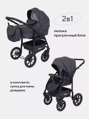 Коляска 2 в 1 Rant Patio Graphite 5903990640285