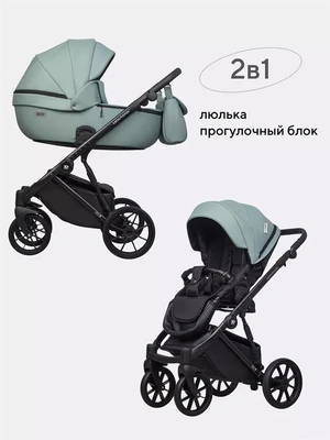 Коляска 2 в 1 Riko Basic Montana Ecco 21 Green 5907729454228