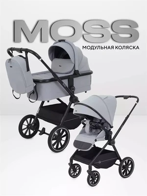 Коляска 2 в 1 Rant Moss 2025 Grey 4670078653543
