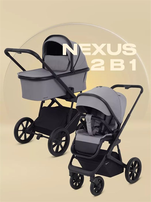 Коляска 2 в 1 Rant Basic Nexus 2025 Grey 4670078653758