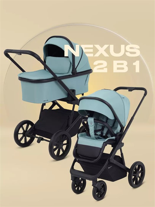 Коляска 2 в 1 Rant Basic Nexus 2025 Green 4670078653741