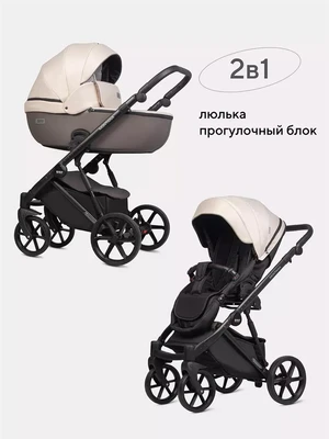 Коляска 2 в 1 Riko Basic Montana Plus 43 Mocca 5907729454846