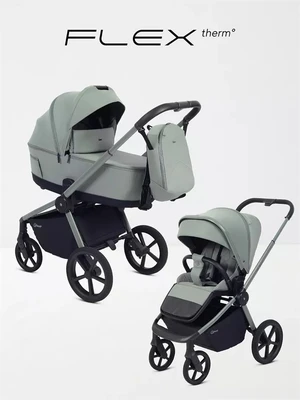 Коляска 2 в 1 Rant Flex Soft Therm Forest green 4670078668561