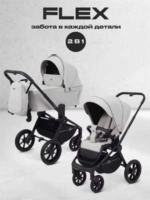 Коляска 2 в 1 Rant Flex 2025 RA076 Stone 4670078675507