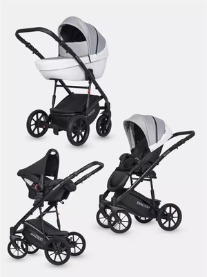Коляска 3 в 1 Riko Basic Pacco 05 grey fox 5907729452286