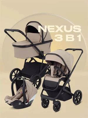 Коляска 3 в 1 Rant Basic Nexus 2025 Beige 4670078653772