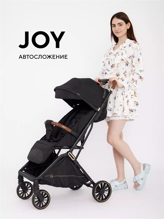 Коляска прогулочная Rant Basic Joy 2025 Gold Black 4670078655622