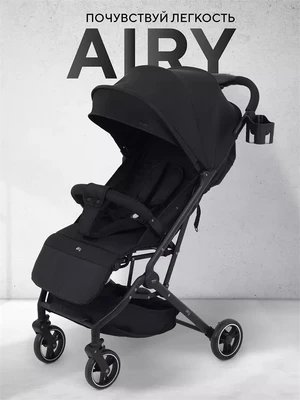 Коляска прогулочная Mowbaby Airy Black 4670078657312