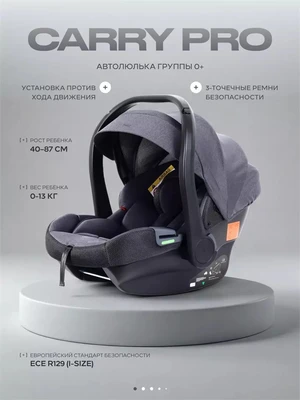 Автокресло Rant Carry Pro (40-87 см) Graphite 4670078666291