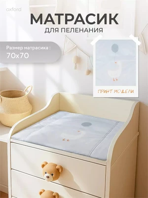 Пеленальный матрасик Rant 70x70 Baloon goose 4670078675637