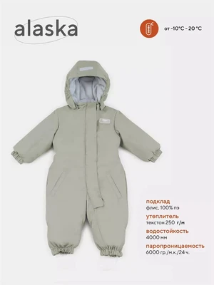 Комбинезон зимний Mowbaby Alaska Sage 4670078638991