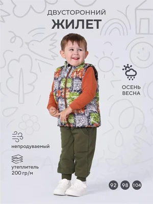 Жилет двусторонний Rant Dual Vest Grey-print 4670078655585
