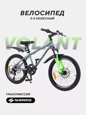 Велосипед 2-колесный Rant Volant 20" серый 4670078656247