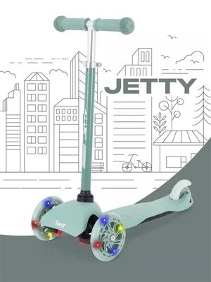 Самокат 3-колесный Rant Jetty Green 4670078657213