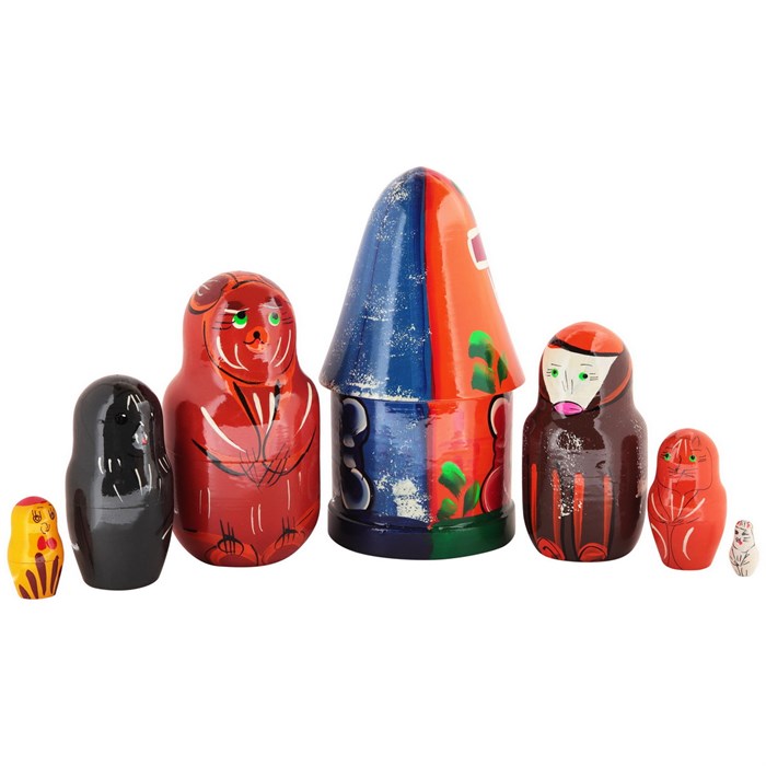 Матрешка сказка Лубяная избушка 1835