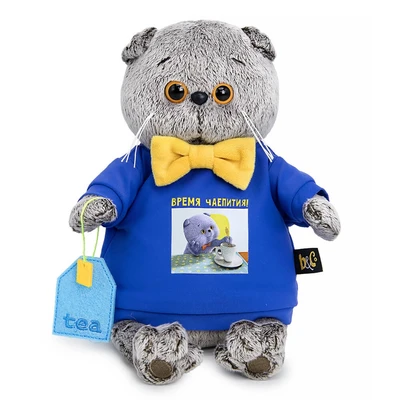 Кот Басик в свитшоте "Время английского чаепития", "Мультсериал" 413054