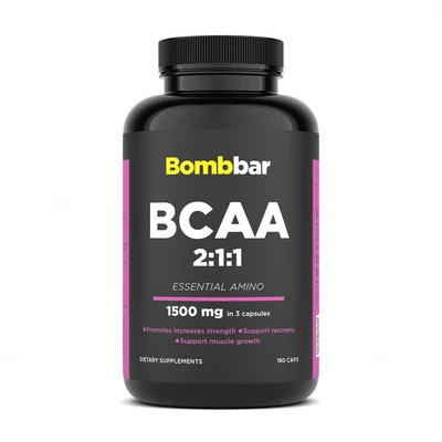 BCAA 2:1:1 в капсулах Bombbar Pro - BCAA 2:1:1 (180 кап) 1083847447