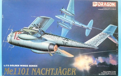 5014  авиация  Me 1101 Nachtjäger  (1:72) 89195850140