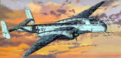 5041  авиация  Heinkel He 219A-5/R-4  (1:72) 89195850416