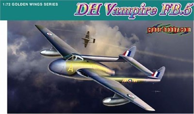 5085  авиация  DH Vampire FB.5  (1:72) 89195850850