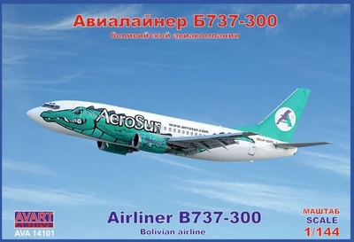 AVA14101  авиация  авиалайнер 737-300 AeroSur  (1:144) 4,60761E+12