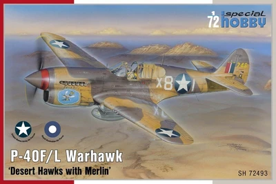 SH72493  авиация  P-40F/L Warhawk "Desert Hawks with Merlin" (1:72) 9,59407E+11