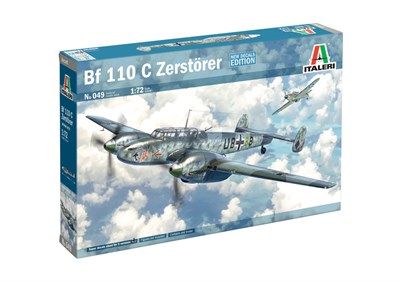 0049  авиация  Bf 110 C Zerstorer  (1:72) 8001283800495