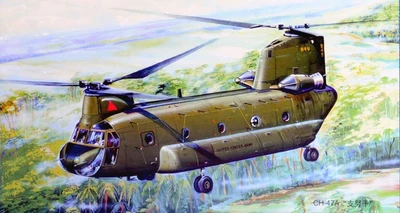 01621  авиация  CH-47A "Chinook"  (1:72) 9580208016214