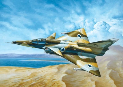 0163  авиация  C-7 KFIR (1:72) 8001283801638