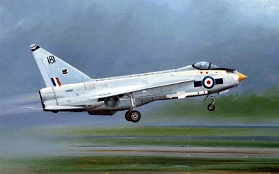01634  авиация  BAC Lightning F.1A/F.2  (1:72) 9580208016344