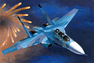 01645  авиация  ОКБ С-27UB Flanker C  (1:72) 9580208016450