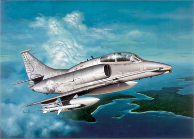 0165  авиация  OA-4M SKYHAWK II (1:72) 8001283001656