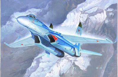01660  авиация  Russian ОКБ С-27 Flanker B Fighter  (1:72) 9580208016603