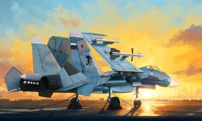 01678  авиация  Russian ОКБ С-33 Flanker D  (1:72) 9580208016788