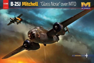 01E024  авиация  B-25J Mitchell "Glass Nose" over MTO  (1:32) 4897041570267