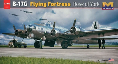 01E044  авиация  B-17G Flying Fortress Rose of York  (1:32) 4897041570540