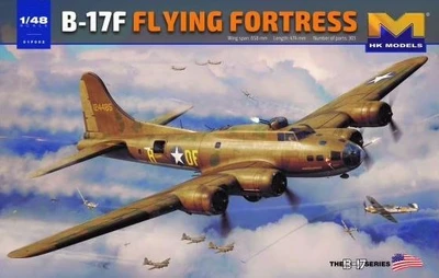 01F002  авиация  B-17F Flying Fortress  (1:48) 4897041570328
