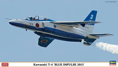 02071  авиация  Kawasaki T-4 'Blue Impulse 2013'  (1:72) 4967834020719