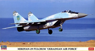 02118  авиация  M&G-29 Fulcrum "Ukrainian Air Force"  (1:72) 4967834021181