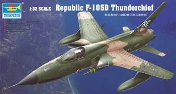 02201(E)   авиация  F-105D Thunderchief  (с дополнениями)  (1:32) 2000000066479