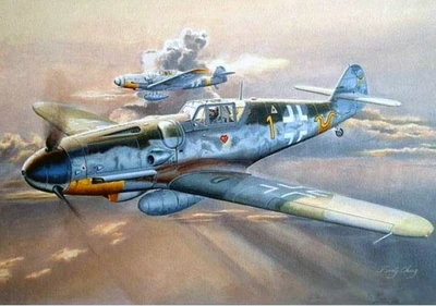02296  авиация  Messerschmitt Bf 109G-6 (early)  (1:32) 9580208022963