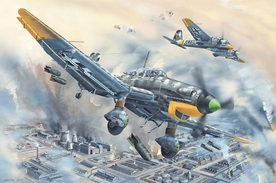 02424  авиация  Junkers Ju-87D-5 Stuka  (1:24) 9580208024240