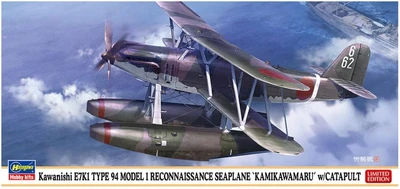 02431  авиация  Kawanishi E7K1 Type 94 IJN Kamikawamaru w/Catapult  (1:72) 4967834024311