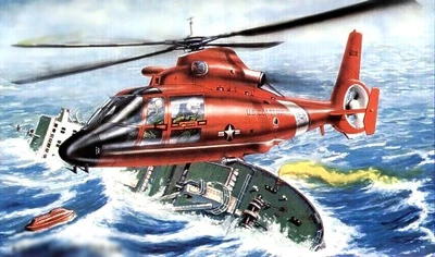 02801  авиация  US HH-65A Dolphin  (1:48) 6922803628011