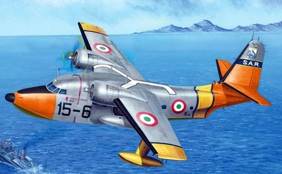 02821  авиация  HU-16 A Albatross Italian Air Force version  (1:48) 9580208028217