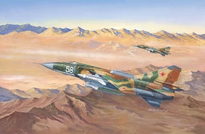 02856  авиация  Russian M&G-23MLD Flogger-K  (1:48) 9580208028569