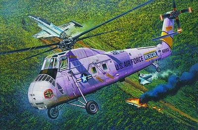 02884  авиация  HH-34J USAF Combat Rescue  (1:48) 9580208028842