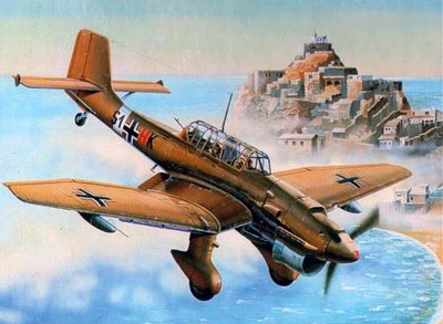 03216  авиация  Junkers Ju-87R Stuka (1:32) 9580208032160